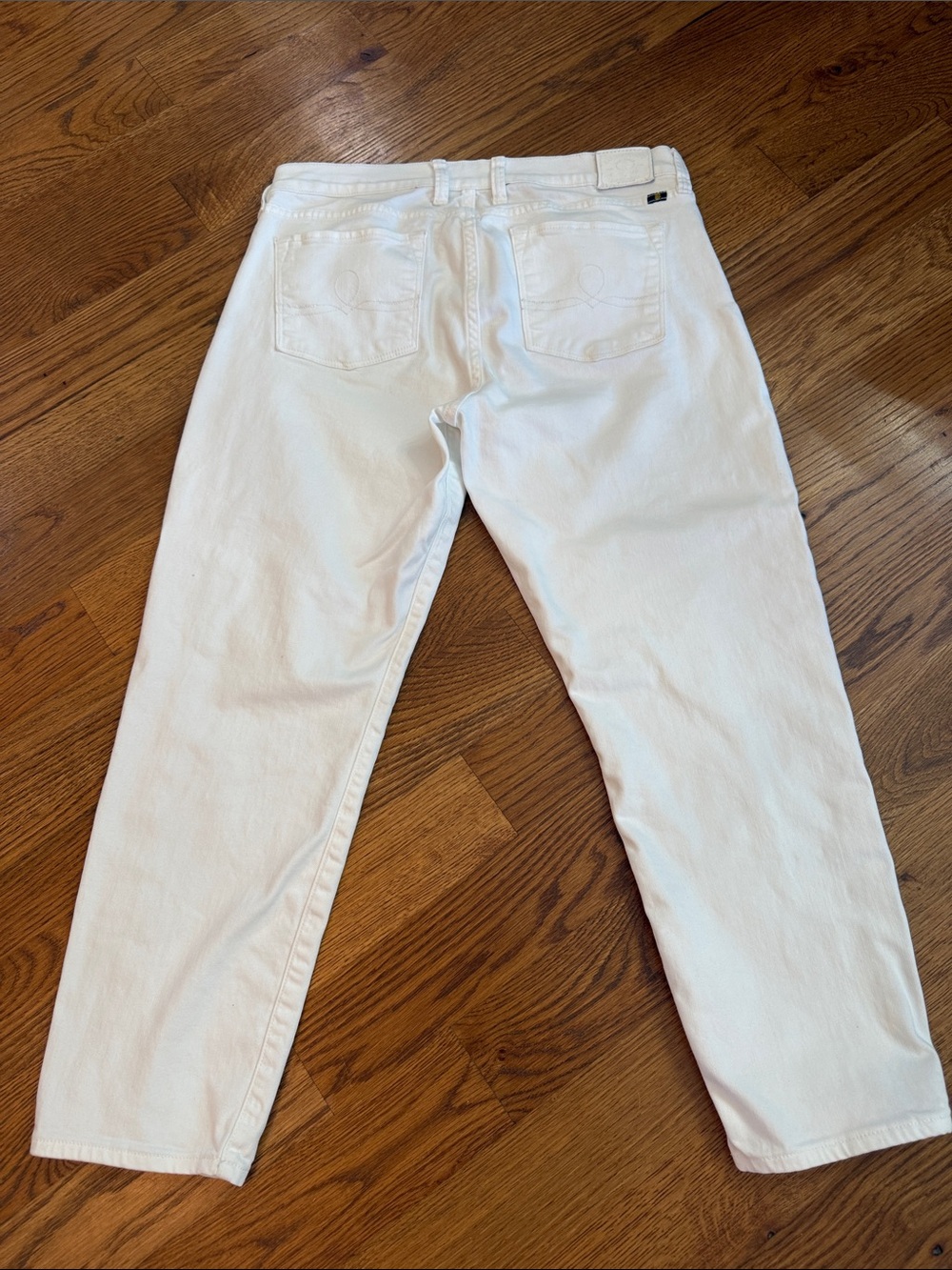 Lucky Brand Sofia Capri White Stretch Jeans Size 14/32 - Picture 5 of 9